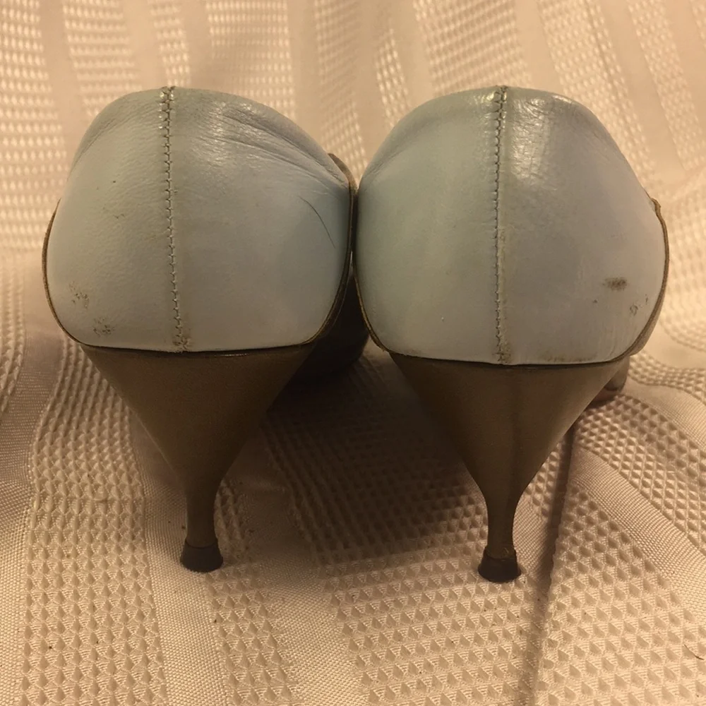 Bullocks Collegienne leather laceup 2”heel vintage
